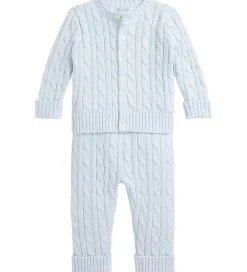 Sæt - Cardigan/Bukser - Strik - Pearl Blue|Polo Ralph Lauren Discount