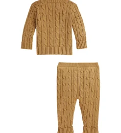 Sæt - Cardigan/Bukser - Strik - Classic Camel|Polo Ralph Lauren Hot