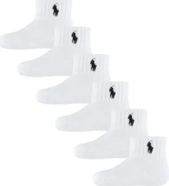 Strømper - 6-pak - Classic - Hvid m. Navy|Polo Ralph Lauren