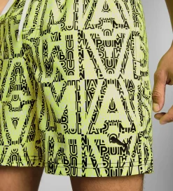 Badeshorts - Lemon/Sort|Puma Online