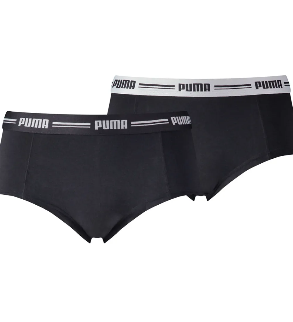 Hipsters - 2-pak - Everyday - Women - Sort|Puma Hot