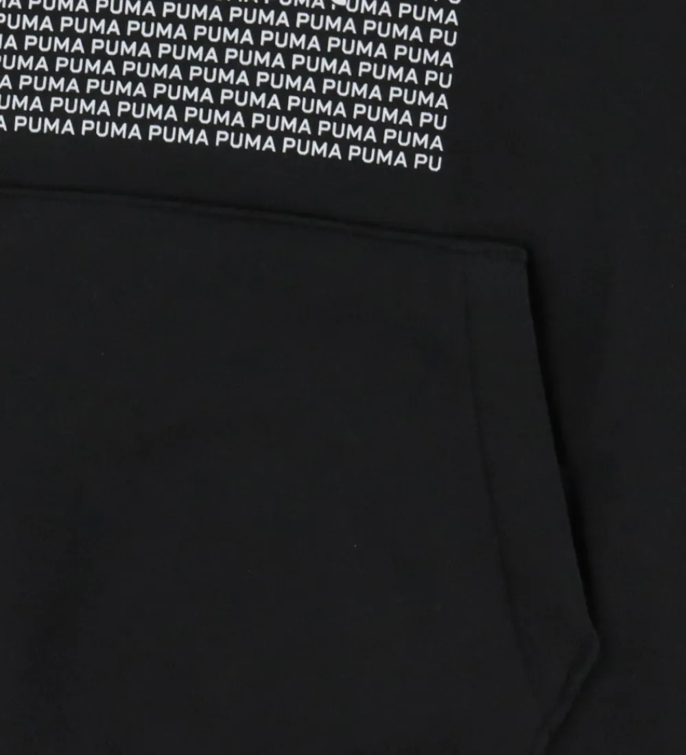 Hættetrøje - ESS LOGO Lab - Sort|Puma Clearance