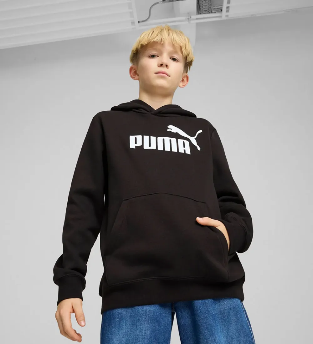 Hættetrøje - Sort m. Hvid|Puma Clearance