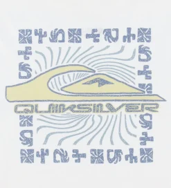 T-shirt - Evo Border Lines - Snow White|Quiksilver Best