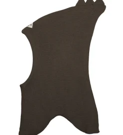 Elefanthue - 2-lags - Uld/Bomuld - Brun m. Takker|Racing Kids New