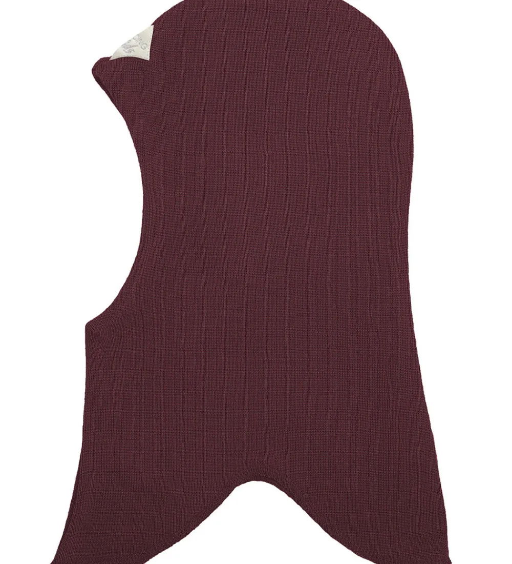 Elefanthue - Uld/Bomuld - 2-lags - Bordeaux|Racing Kids Best