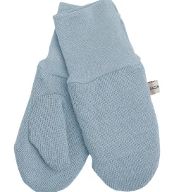 Luffer - Uld/Polyester - Lyseblå|Racing Kids Online