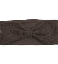 Pandebånd - Uld/bomuld - Chocolate Brown m. Sløjfe|Racing Kids Hot
