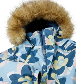 Flyverdragt - Kipina - Frozen Blue m. Blomster|Reima New