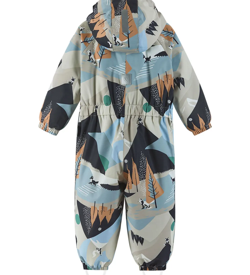 Flyverdragt - Puhuri - Earthy Beige m. Print|Reima Discount