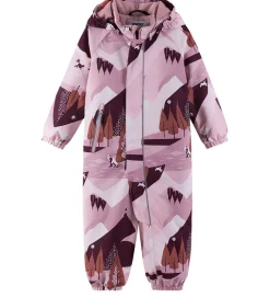 Flyverdragt - Puhuri - Grey Pink m. Print|Reima Hot