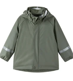 Regntøj m. Seler - Tihku - PU - Greyish Green|Reima Online
