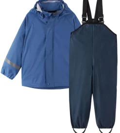 Regntøj m. Seler - Tihku - PU - Denim Blue|Reima Best