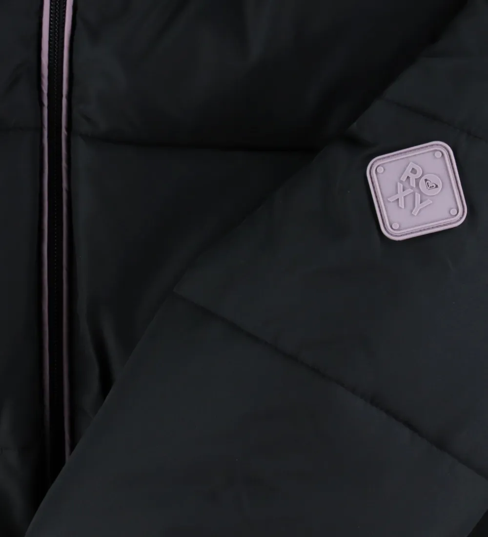 Dynejakke - Groovy Baby - Anthracite|Roxy Discount