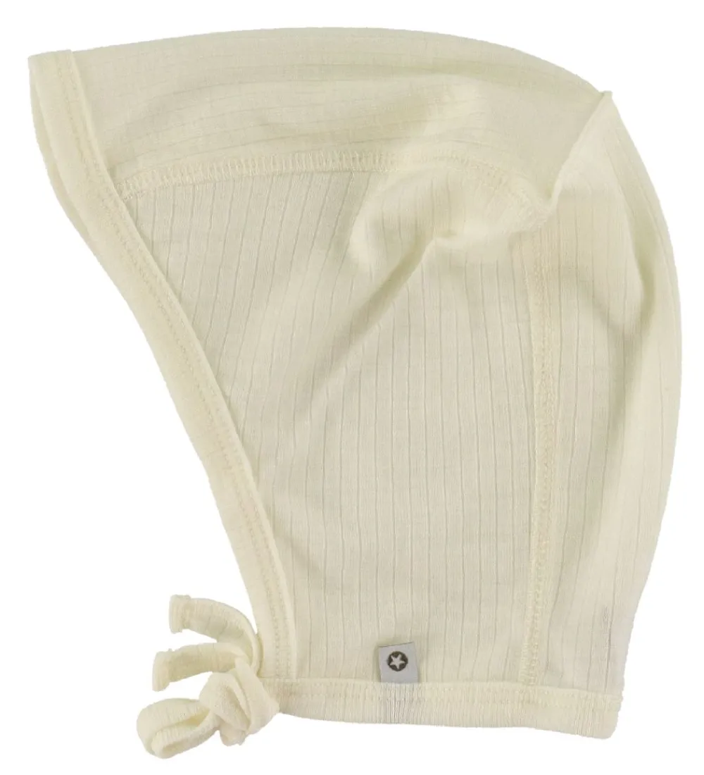 Babyhjelm - Uld - Off White|Smallstuff Online