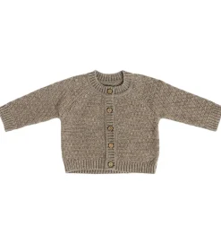Cardigan - Uld - Nature Melange|Smallstuff Online
