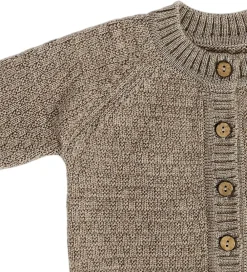 Cardigan - Uld - Nature Melange|Smallstuff Online
