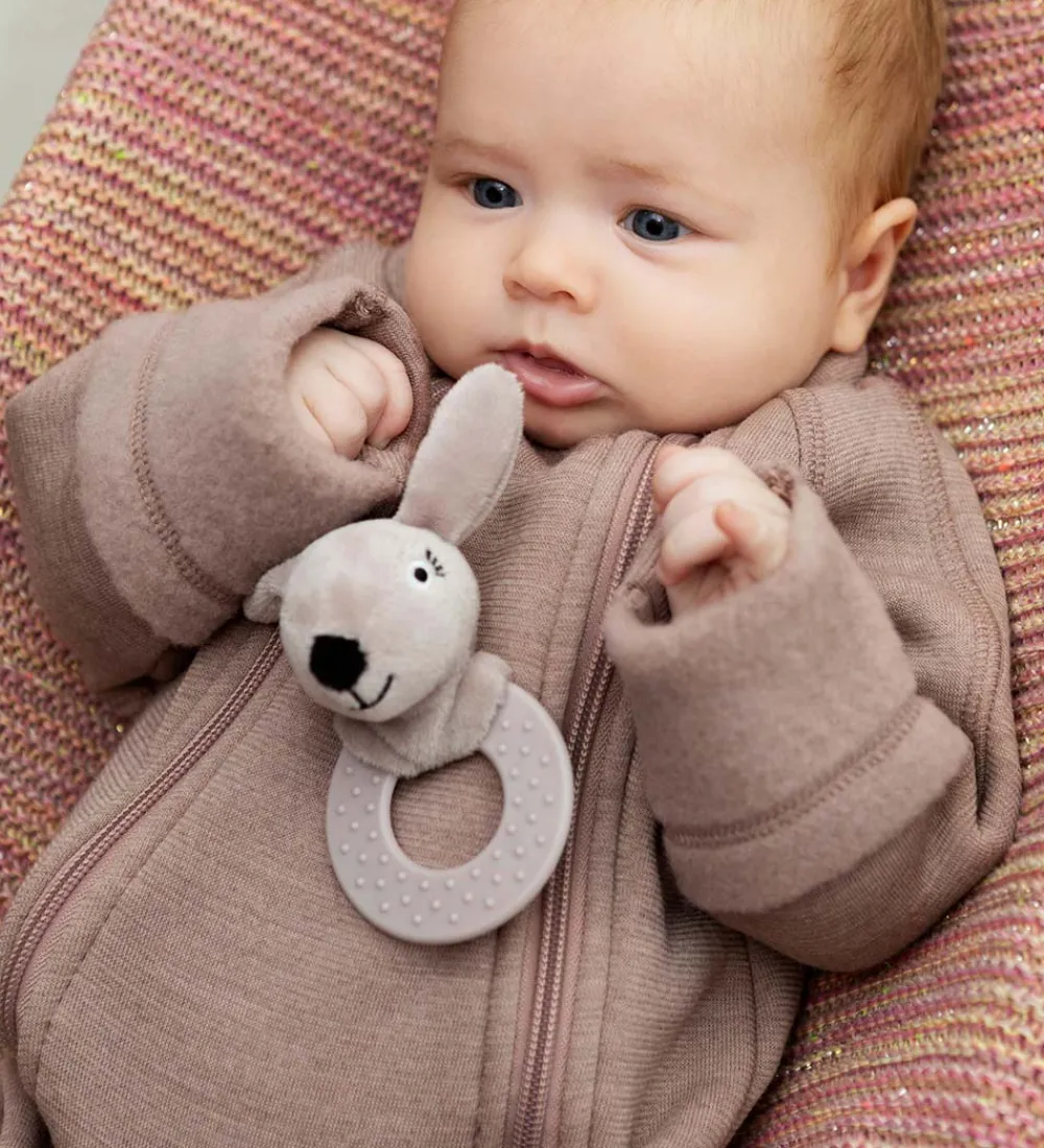 Køredragt m. Lynlåse - Uld - Soft Powder|Smallstuff Online