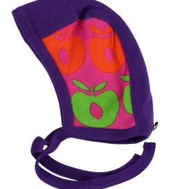 Babyhjelm - Lilla/Pink m. Multiæbler|Småfolk New