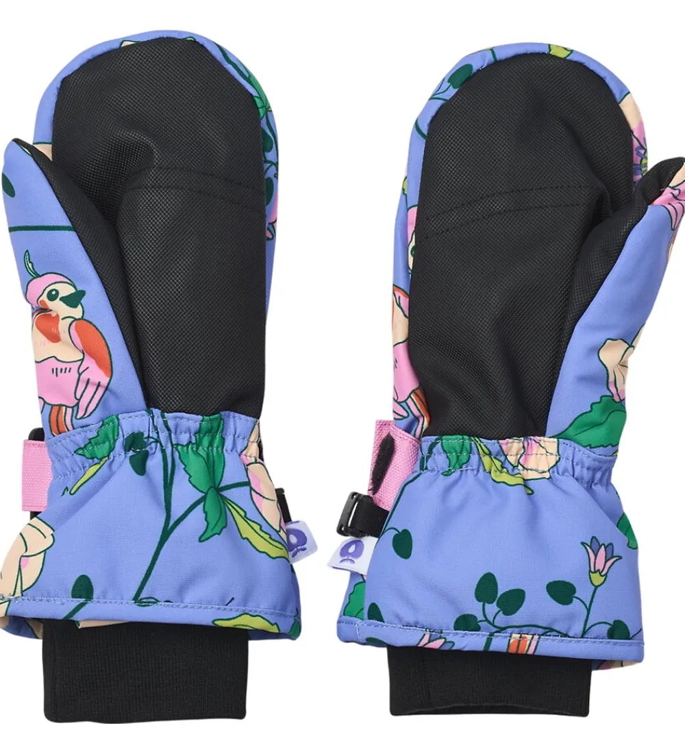 Luffer - Purple Delight m. Fugle/Blomster|Småfolk Outlet