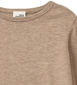 Bluse - Uld - Strik - Vivosy - Deer Melange|Sofie Schnoor Outlet