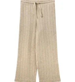 bukser - LovaSK - Beige m. Hulmønster|Sofie Schnoor Sale