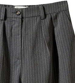 Bukser - Malinasy - Dark Grey Striped|Sofie Schnoor Online