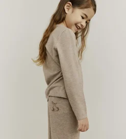 Bukser - Uld - Strik - Lovask - Brunmeleret|Sofie Schnoor Best