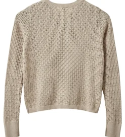 Cardigan - Strik - CisseSY - Beige m. Hulmønster|Sofie Schnoor Sale