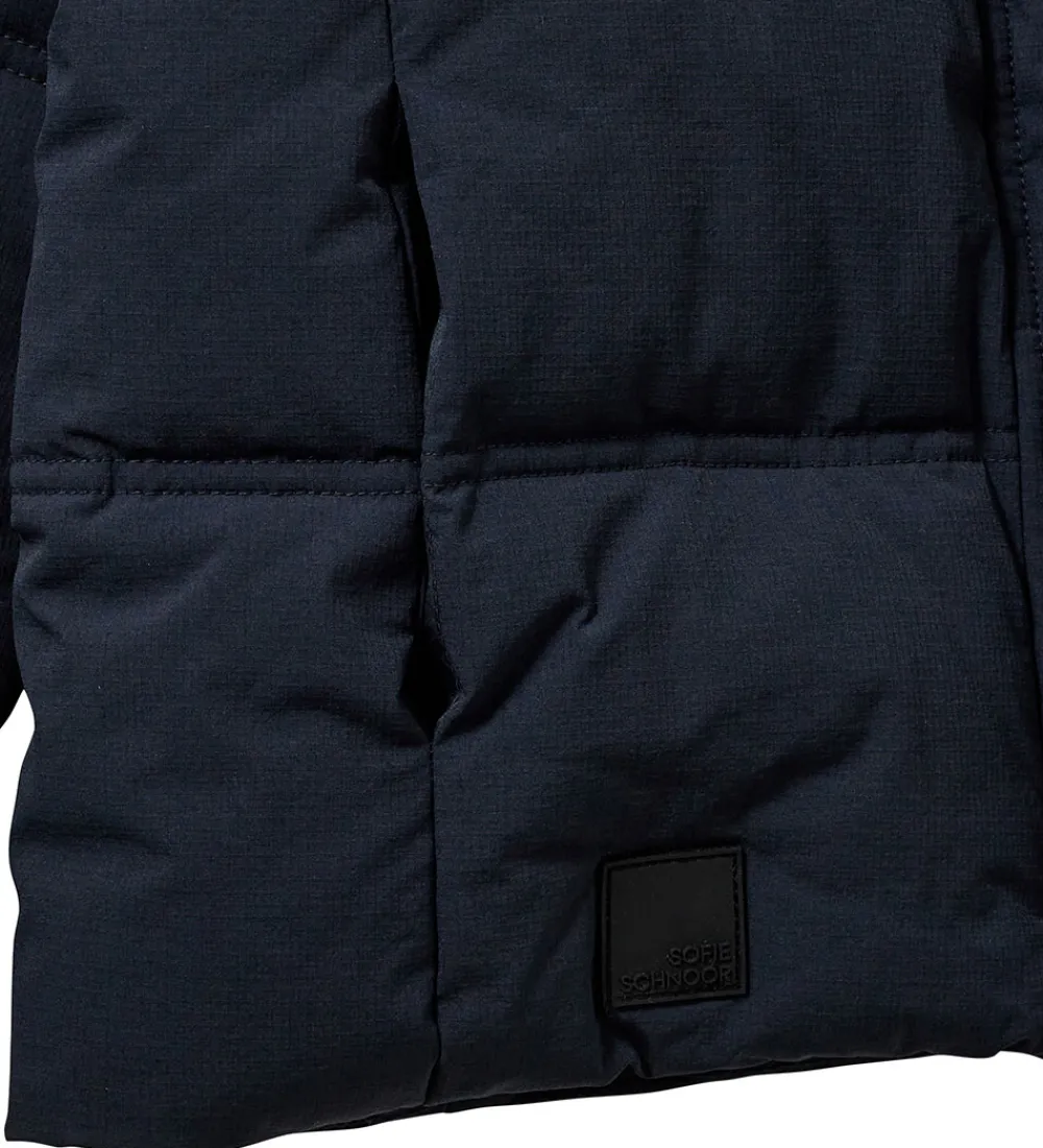 Dynejakke - Zienna - Navy Blue|Sofie Schnoor Outlet