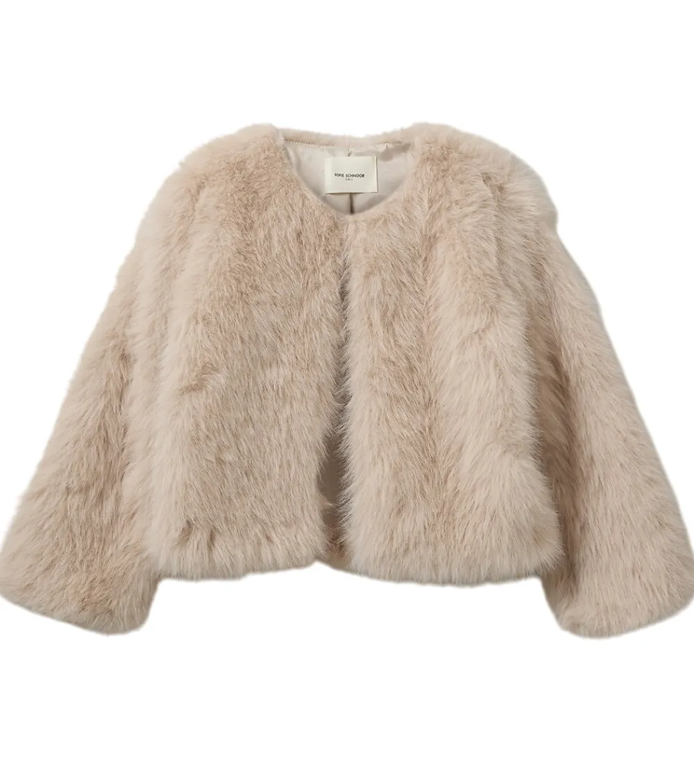 Jakke - Imiteret Pels - FullaSY - Light Grey|Sofie Schnoor Sale
