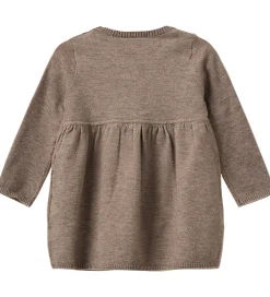 Kjole - Strik - Uld - Dagnysb - Brunmeleret|Sofie Schnoor