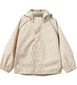 Regntøj - PU - Varask - Sand m. Blomster|Sofie Schnoor Best