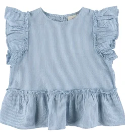 Top - Sallysy - Light Blue Stripe|Sofie Schnoor Online