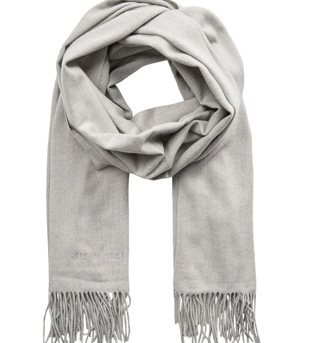 Tørklæde - Strik - Grey Melange|Sofie Schnoor New