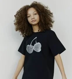 T-shirt - ZenaSY - Sort m. Print|Sofie Schnoor Clearance