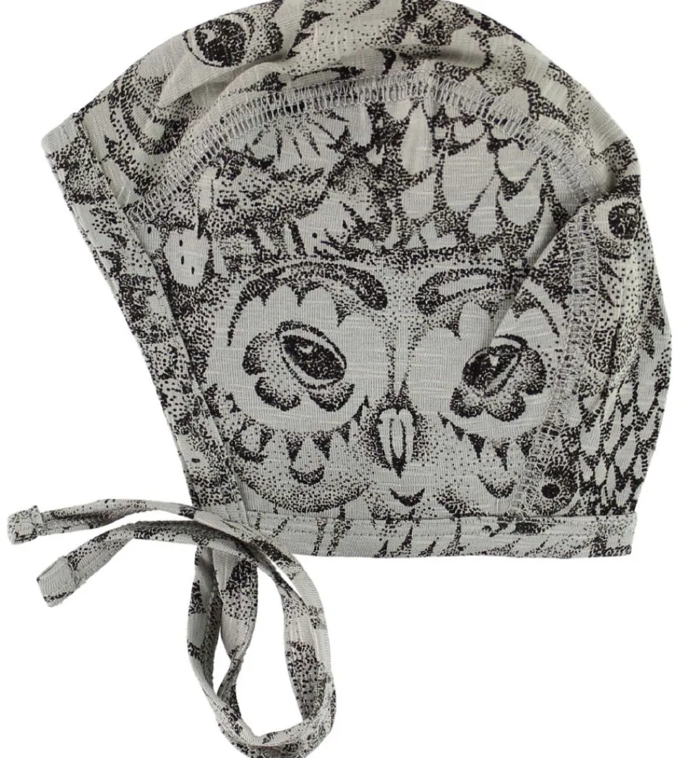 Babyhjelm - Hattie - Grå m. Ugler|Soft Gallery