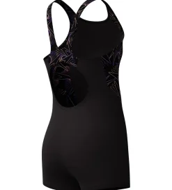 Badedragt - HyperBoom Splice Legsuit - Sort/Fersken|Speedo Hot