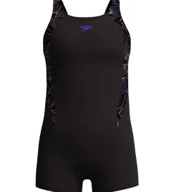 Badedragt - HyperBoom Splice Legsuit - Sort/Fersken|Speedo Hot