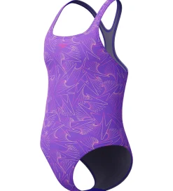 Badedragt - HyperBoom Allover Medalist - Lilla/Pink|Speedo Clearance
