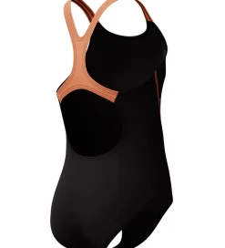 Badedragt - Medalist - Sort/Fersken|Speedo Hot