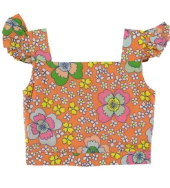 Top - Cropped - Orange m. Blomster|Stella McCartney Kids New