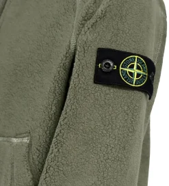 Fleecejakke - Military Green|Stone Island Outlet