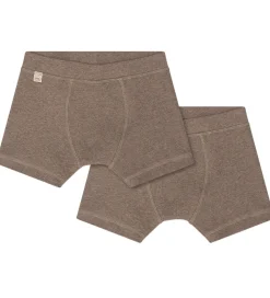 That's Mine Boxershorts - 2-pak - Rib - Cilas - Brown Melange|Thats Mine Best