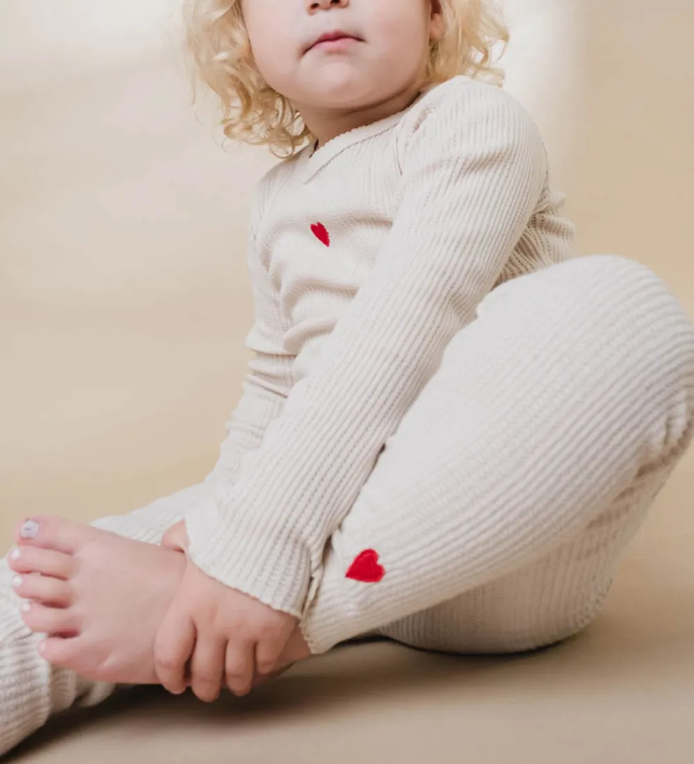 Leggings - Rib - Sylvia - Perfectly Pale|Thats Mine Discount