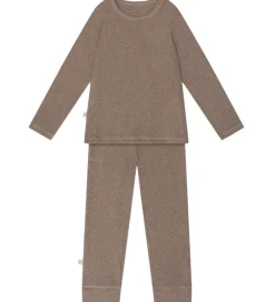 That's Mine Nattøj - 2-delt - Rib - Christer - Brown Melange|Thats Mine Online