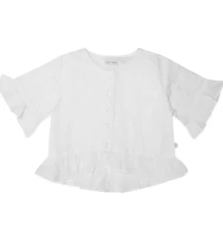 That's Mine Skjorte - Ibbi - Brilliant White m. Hulmønster|Thats Mine New