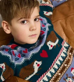 Bluse - Strik - TnHoliday Jacquard - Multifarvet|The New Online