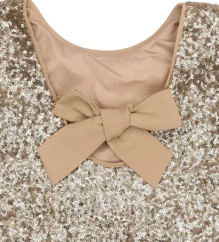 Kjole - TnRupa - Guld m. Palietter|The New Outlet