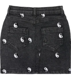 Nederdel - TnLykke - Black Denim Wash|The New Best